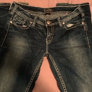 Silver Bootcut jeans